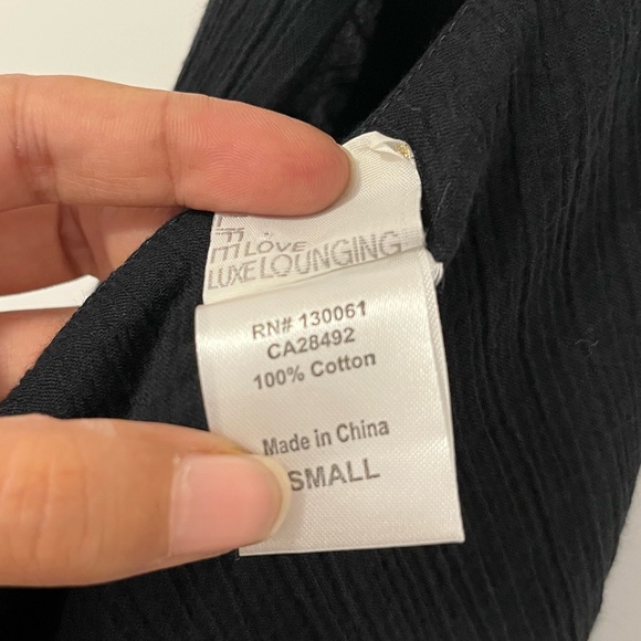 L*Space Swimwear Burning Sun Tunic Black S - Picture 16 of 16